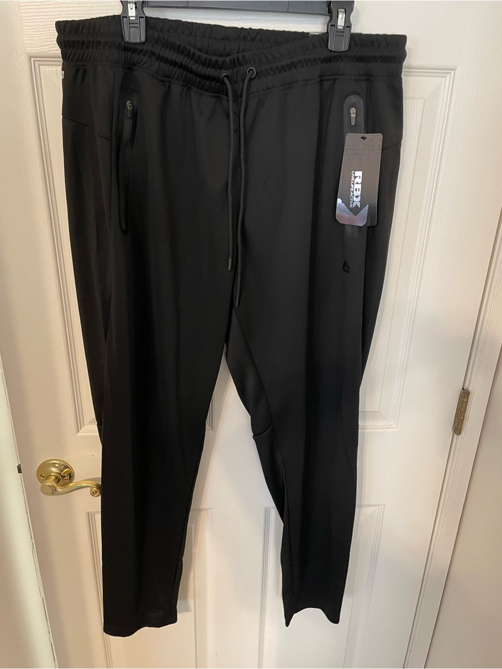 RBX Men's Black Performance Jogger Sweatpants